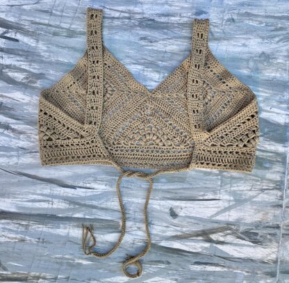 Boho Granny Square Bralette