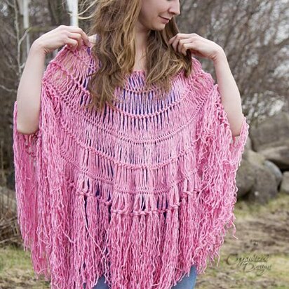 Hairpin Lace Poncho