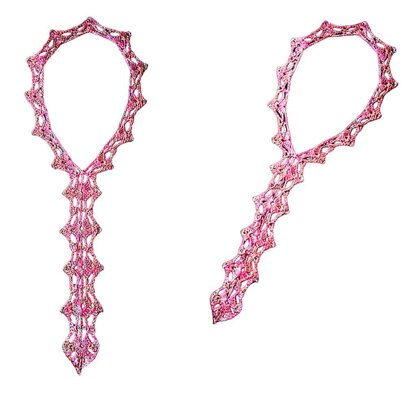 Key To My Heart Crochet Necklace Pattern