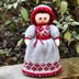Victorian Doll Knitting Pattern - Toy Knitting Pattern