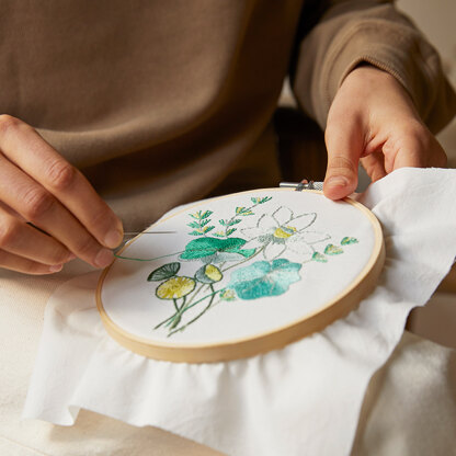 DMC Mindful Making: Water Garden Embroidery Duo Kit