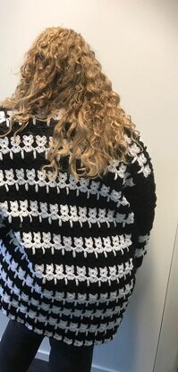 Cat in Stitches Cardigan