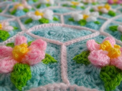 Apple Blossom Dream Afghan