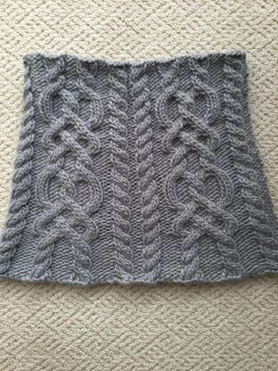 Killarney Cabled Scarf and Cowl