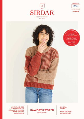 Sweater in Sirdar Haworth Tweed DK - 10301 - Downloadable PDF