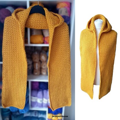 Amber Woods Hooded Scarf