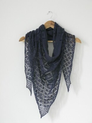 Asphodel Shawl - Debbie Bliss Rialto Lace