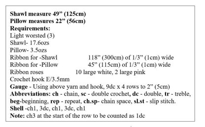 Crochet Pattern baby shawl  UK & USA Terms #22