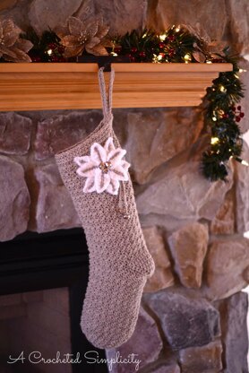 Poinsettia & Snowy Mittens Stockings