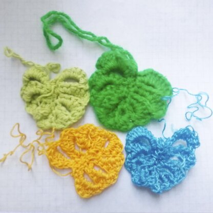 Monstera Leaf Crochet (Twins)
