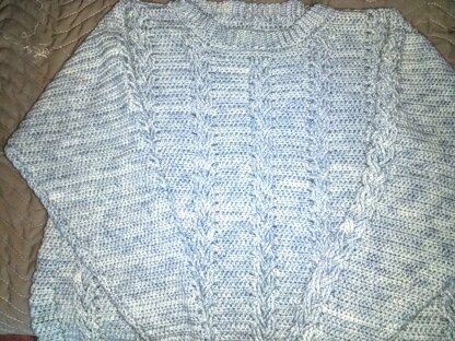 Men's Cabled Sweater