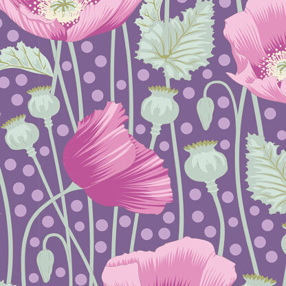 Poppies Lilac (TD100306)