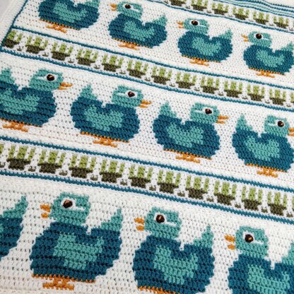 Duck Gallery Mosaic Blanket