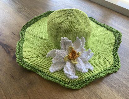 Lily Pad Baby Hat