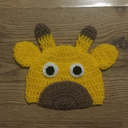 Giraffe Crochet Beanie Hat