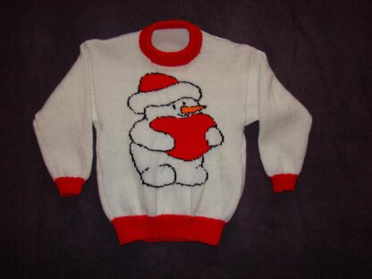 Xmas Snowman Jumper #