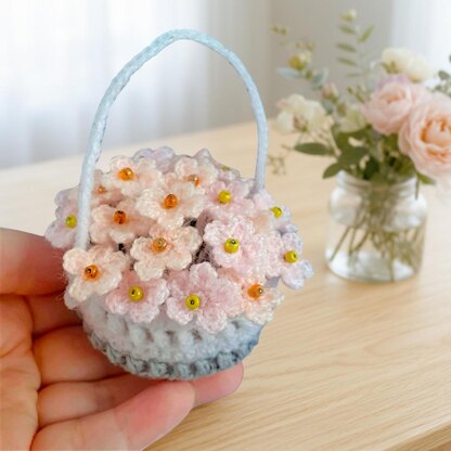 Cherry Blossom Basket
