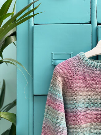 Basic Topdown Raglan Sweater #4