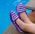 Sea Breeze Houndstooth Slippers
