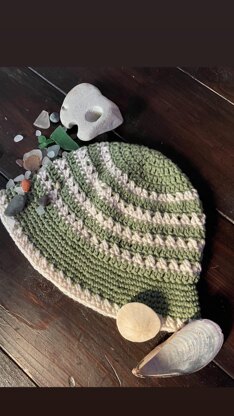 Crossed and Covered Hat