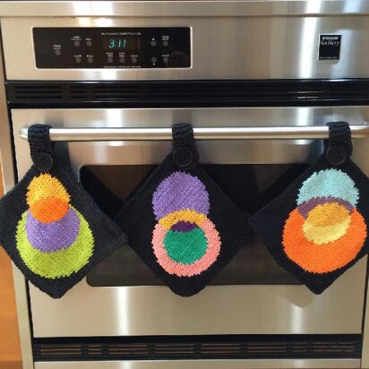 KGeometry: Three Pot Holders with Circles