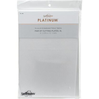 Spellbinders Platinum Cutting Plates 2/Pkg - X-Large 12.25"X8.5"