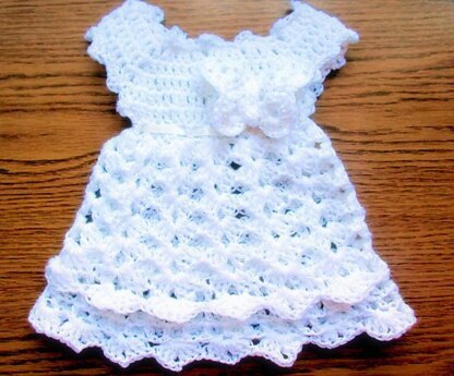 White baby dress