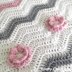 Floral Ripple Baby Blanket