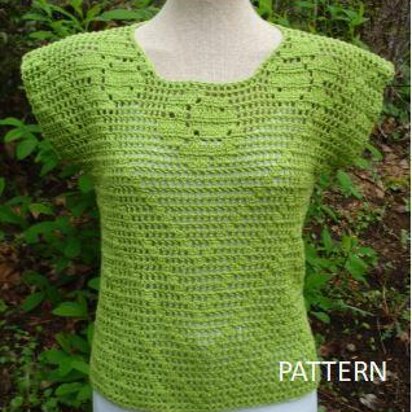 Filet Crochet T-Shirt - PW-203