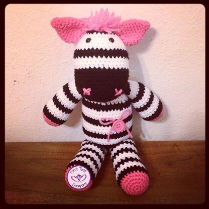 Zebra Amigurumi Toy