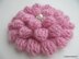 Crochet Cluster Stitch Brooch