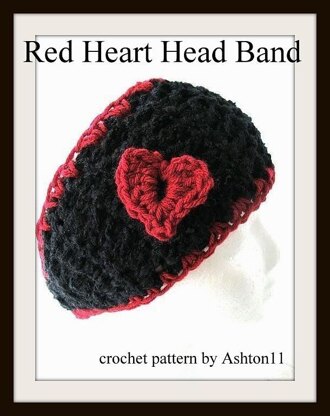 Red Heart Headband or Neckwarmer | Crochet Pattern by Ashton11