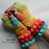 Popcorn Bobbles Fingerless Gloves