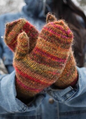 Ruza Mittens in Berroco Millefiori - 377-3 - Downloadable PDF