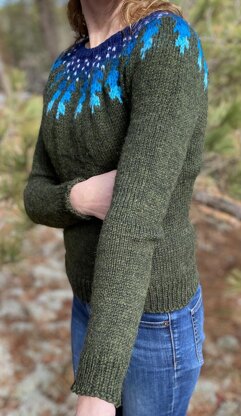 Treeline Sunrise Pullover Sweater