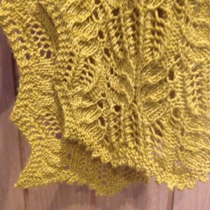 Sun Flower Lace Scarf