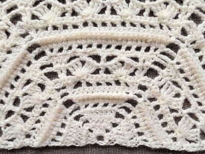 Half-Circle Crochet Shawl Chart #44