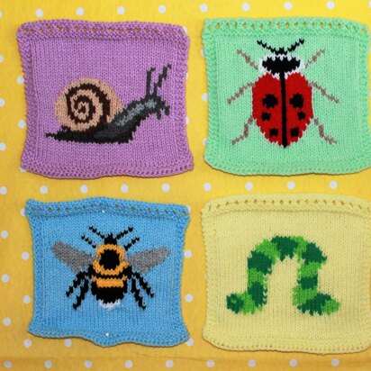 Garden Bugs Blanket Squares