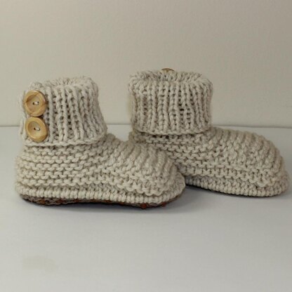 Toddler Chunky 2 Button Cuff Boots