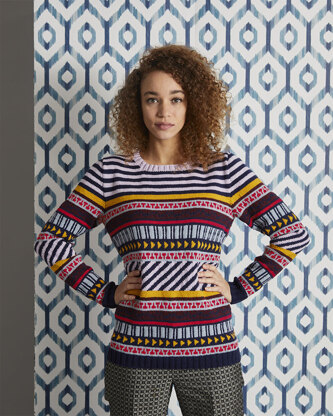 MillaMia Neo Striped Fairisle Jumper PDF