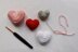 Crochet Stuffed Hearts