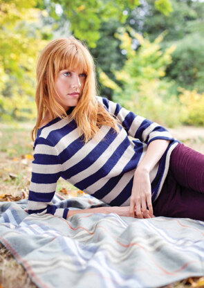 Emma Boatneck Sweater in MillaMia Merino Wool - Downloadable PDF