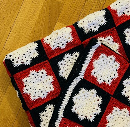 Christmas Snowflake Blanket