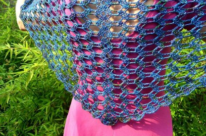 Building blocks up to the sky shawl