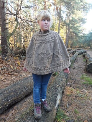 "Autumn Forest"Poncho