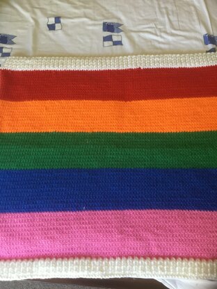 Rainbow baby blanket