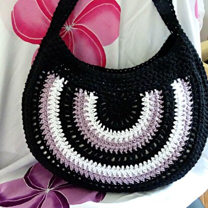 Crochet Striped Bag