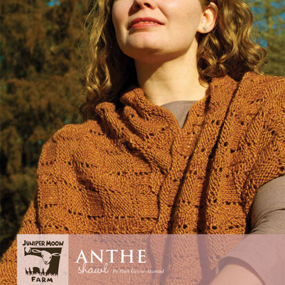 Anthe Shawl in Juniper Moon Moonshine - Downloadable PDF - knitting pattern