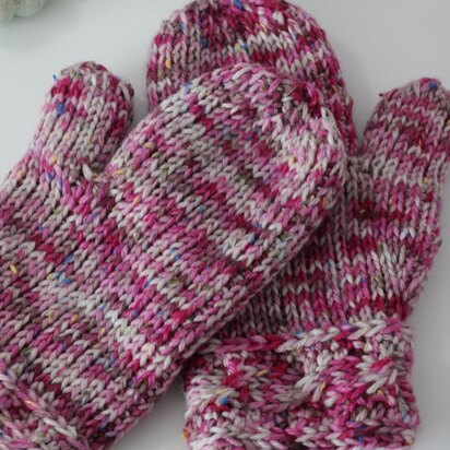 Raspberry Jam Mittens