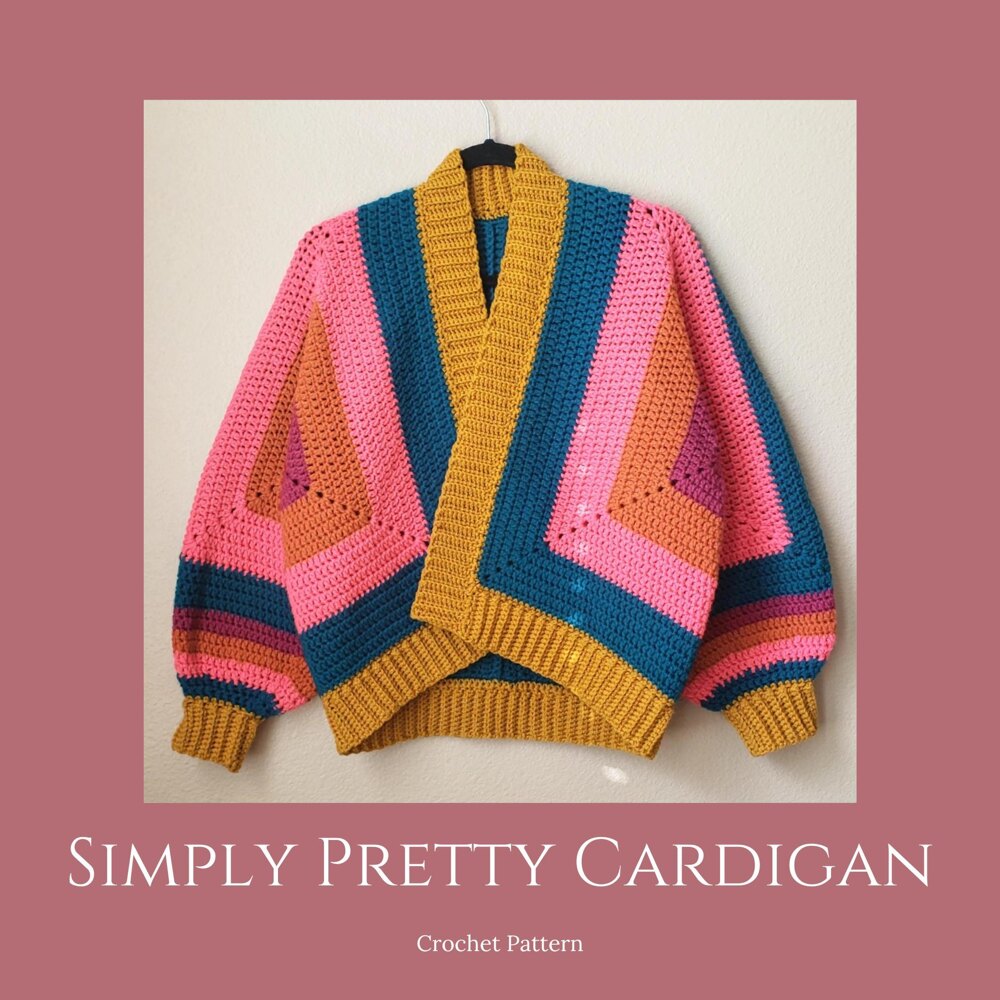 Simply Pretty Cardigan Crochet pattern by Auburn Threads | LoveCrafts